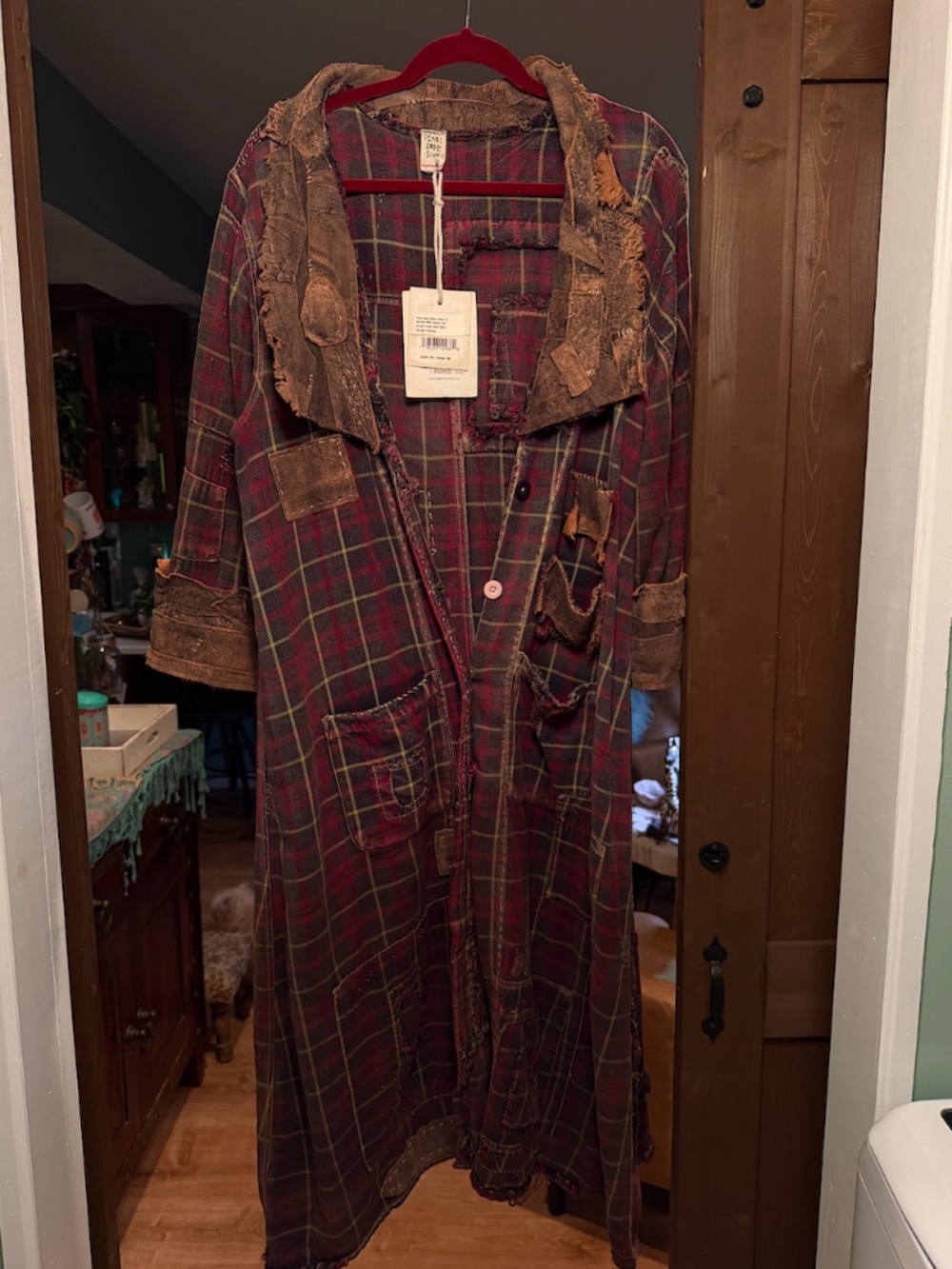 Magnolia Pearl Check Haven Coat Jacket 797 Towne